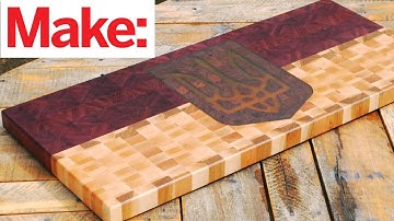 Crafted Workshop: End Grain Cutting Board with CNC Inlay