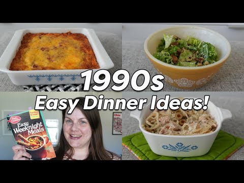 1990's EASY DINNER IDEAS Pantry Cooking Ideas from Betty Crocker