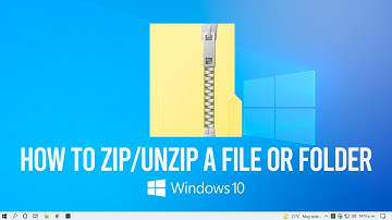 How To Zip Unzip A File Or Folder In Windows 10 Tutorial