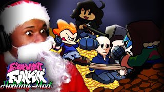 PICO AND SUNDAY ARE TRYNA RUIN CHRISTMAS | Friday Night Funkin' The Holiday Mod [Part 1]