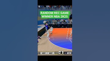 NBA 2K25 RANDOM REC GAME WINNER #nba2k25 #2kbuilds