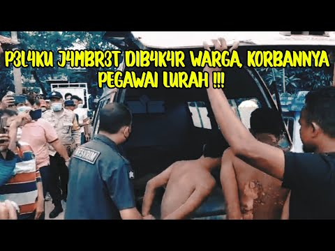 P3L4KU J4MBR3T D1B4K4R WARGA, KORBANNYA PEGAWAI LURAH !!!