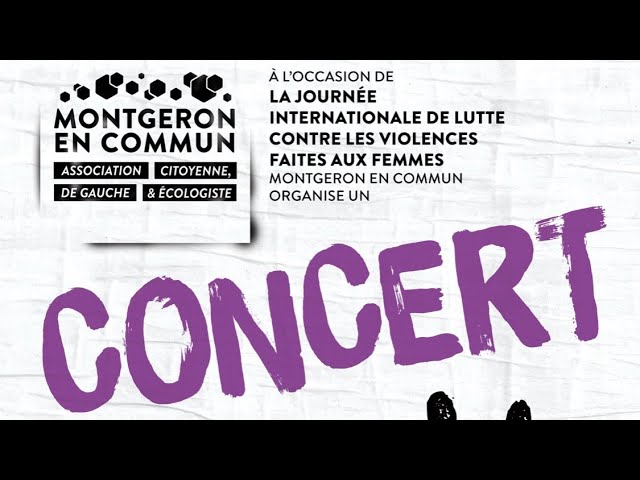 Vidéo du concert de lutte contre les violences faites aux femmes