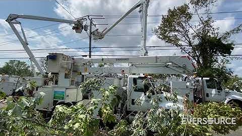 Crews work to restore power after severe storms hit Connecticut