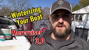How to winterize a mercruiser 3.0