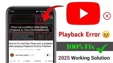 ✅ Fix "There Was a Problem While Playback" YouTube Error (100% working!)