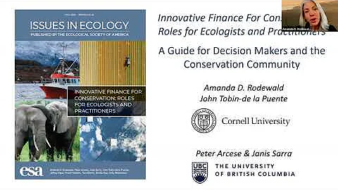 Issues in Ecology #22: Innovative Finance for Conservation - DayDayNews