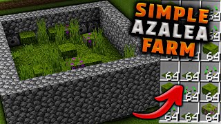 Easy 1.20 Azalea Farm for Minecraft Bedrock (MCPE)