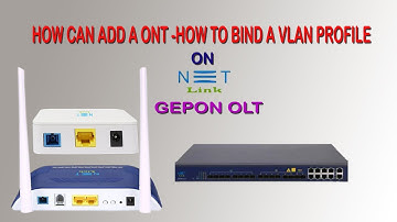 How to Add a ONT and how to Bind a VLAN Profile on net link olt/ MALAYALAM