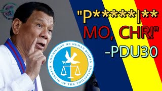 PRES DUTERTE PINAGMUMURA ANG COMMISSION ON HUMAN RIGHTS