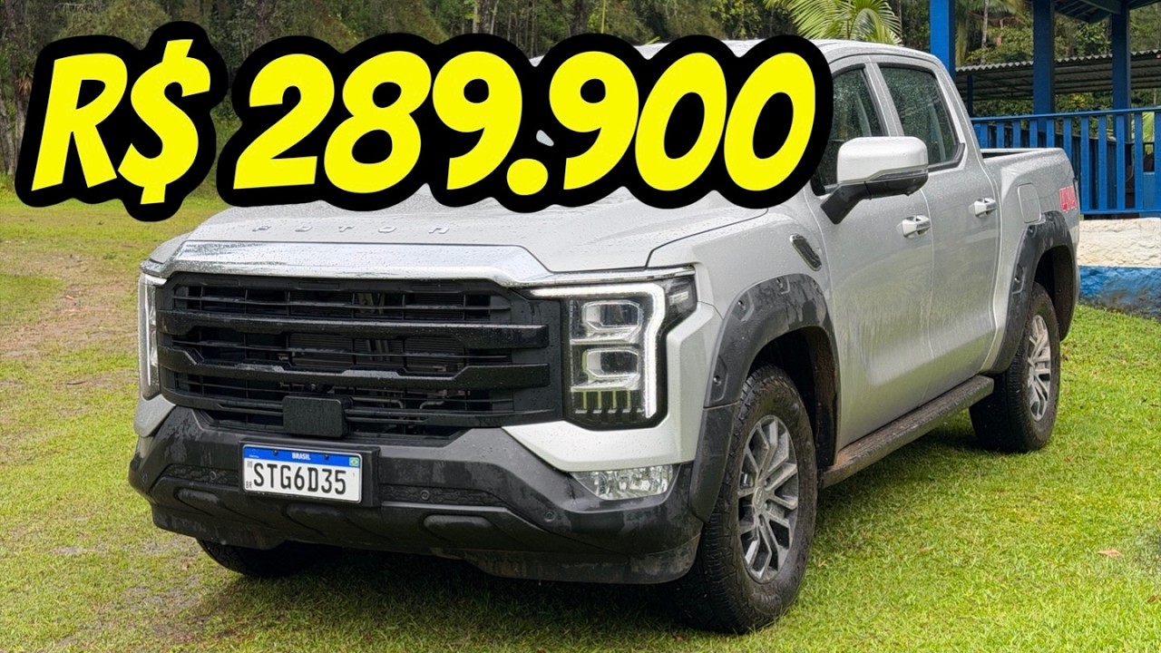 Nova Foton Tunland V7 - DIESEL HÍBRIDA, MAIOR e MAIS BARATA QUE A TOYOTA HILUX!