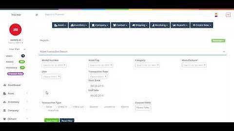 How to create reports in Tracmor