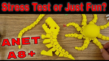 Tested! Anet A8 Plus Stress test or just really fun stuff to print?