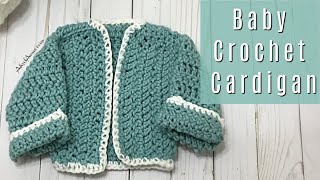 Crochet Baby Cardigan