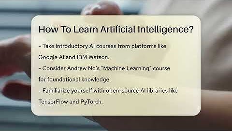 How To Learn Artificial Intelligence? - Talking Tech Trends