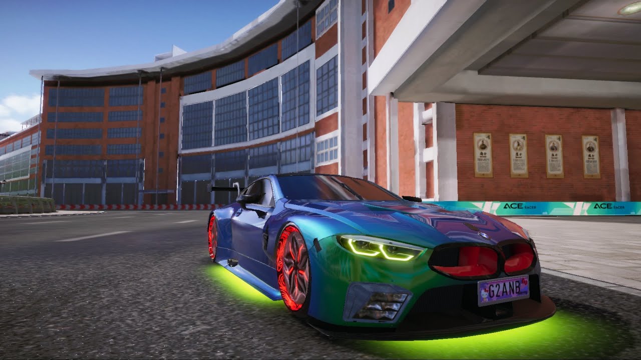 BMW M8 GTE lv10 on Ace Academy map [Ace Racer] [Master rank] - YouTube