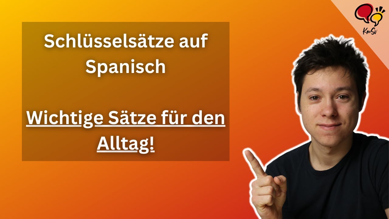 Wichtige Sätze auf Spanisch für Anfänger. Schlüsselsätze YouTube