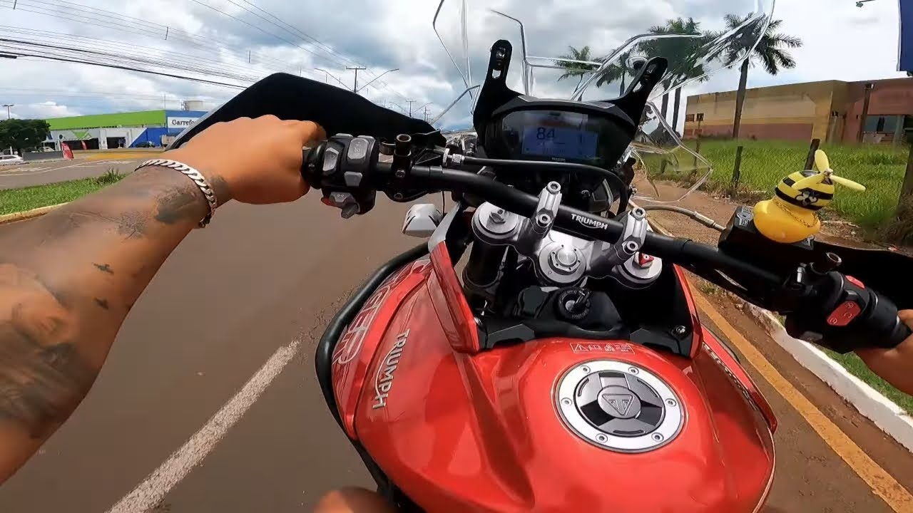 ATRASADO PRO TRABALHO DE TIGER 800 SO O CANO