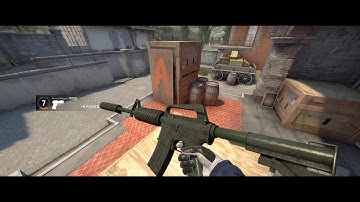 M4A1 S Moss Quartz Factory New Showcase CS:GO (3440x1440 res 21:9)
