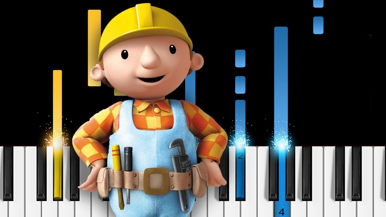 Bob The Builder Theme Song EASY Piano Tutorial Chords Chordify Bob the builder theme song easy piano tutorial chords chordify