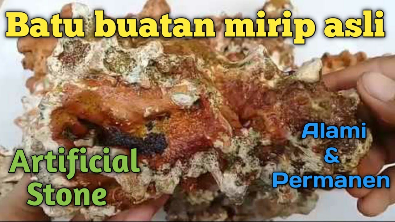  Cara  mewarnai  batu  buatan secara alami artificial stone 