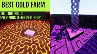 Simple Gold Farm That Produces Over 790K Now 1.65Mh Voidcraft Smp - Tnt Looting