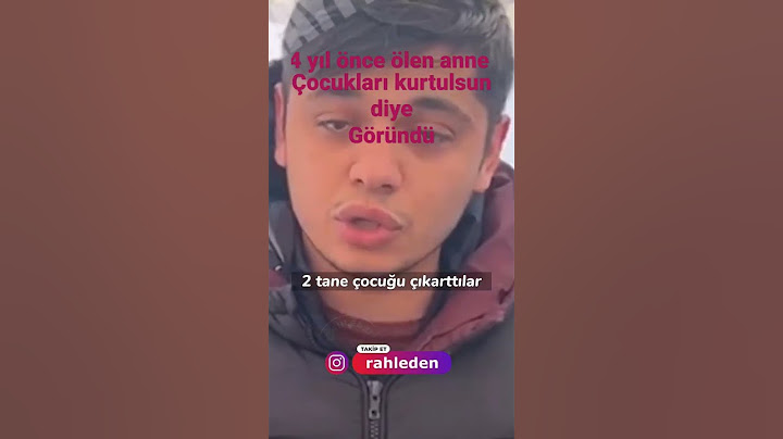 4 yıl önce ölen bir kadın enkaz altındaki çocuklarının enkazdaki yerini gösterdi.#deprem #depremler