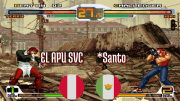 FT10 @svcsplus: EL APU SVC (PE) vs *Santo (MX) [SNK vs Capcom Chaos Super Plus svc Fightcade] Jul 19