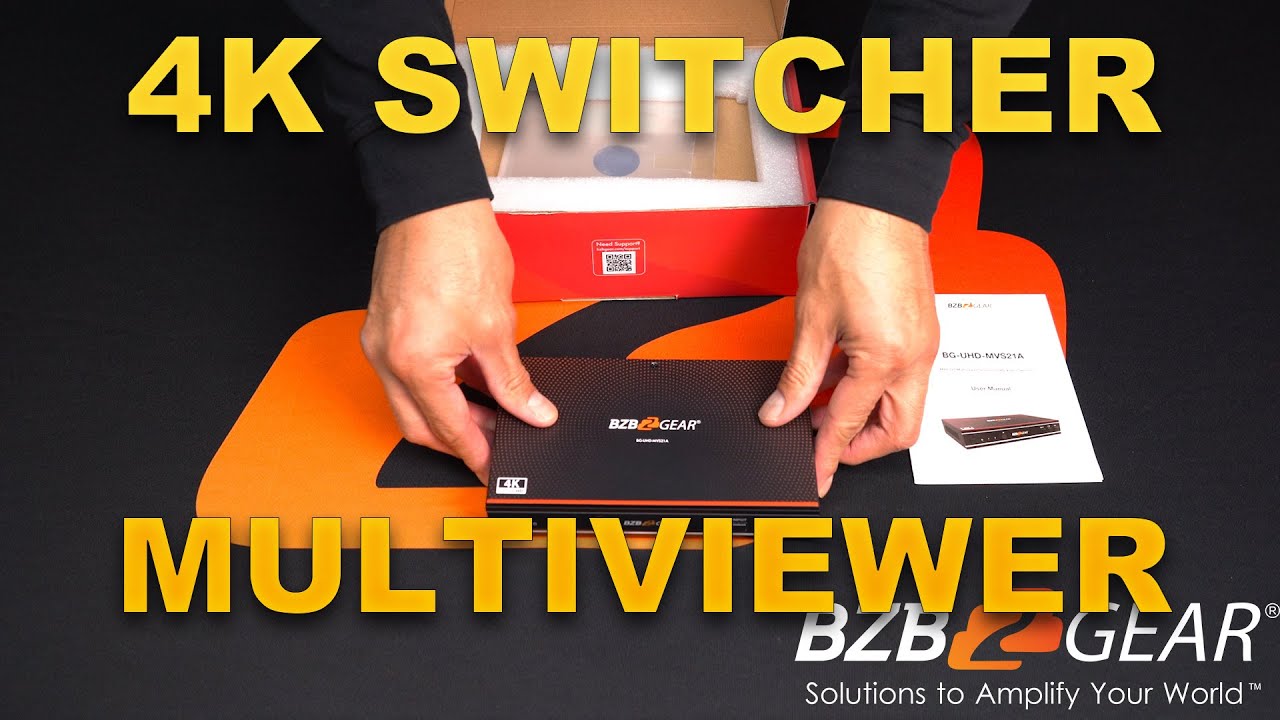 Elevate Your Media With This 2x1 4K 60hz UHD Multiviewer and Video Switcher | BG-UHD-MVS21A