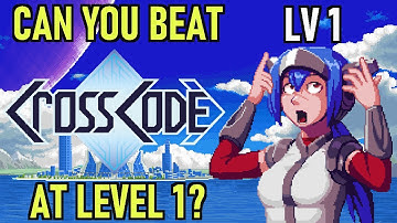 Can You Beat CrossCode At Level 1? (No Exp Challenge)
