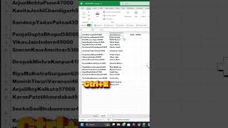 Excel Magic Hidden Feature | Flash Fill (Ctrl+E) in Seconds 😱|Excel Secret Trick You Must Know