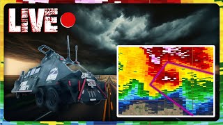Tornado Risk! | LIVE Chase With TIV2