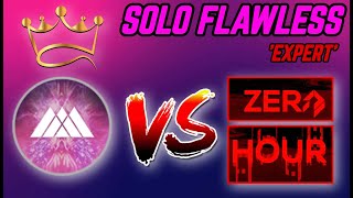 Will PRISMATIC Make Solo Flawless ZERO Hour EASIER? Max Difficulty AKA Expert - Destiny 2 Echoes