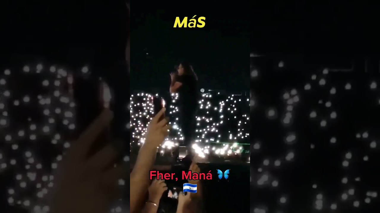 palabras de Fher en el concierto de Maná,  