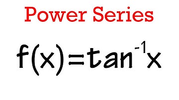 Power series of tan^-1(x), with radius & interval of convergence
