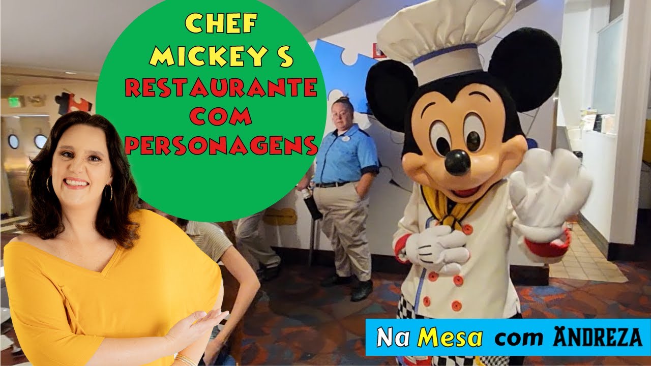 Restaurantes com personagens na Disney