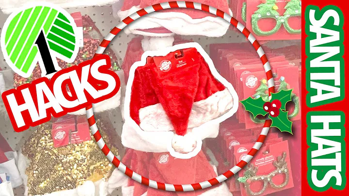 ¡Ideas y trucos navideños con sombreros de Santa de la tienda Dollar!