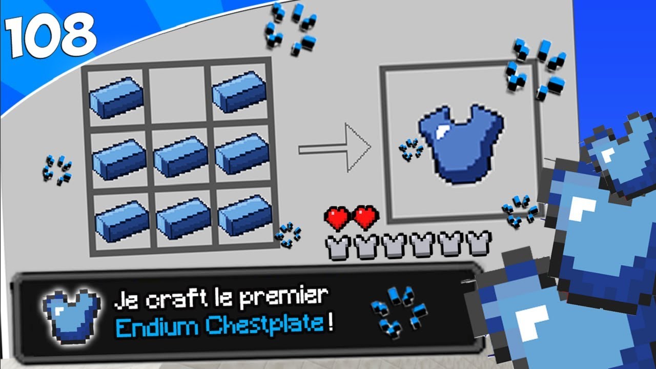 JE CRAFT LE PREMIER PLASTRON EN ENDIUM ! - Episode 108 Paladium S5