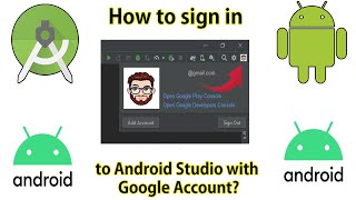 How to sign in to Android Studio with Google Account