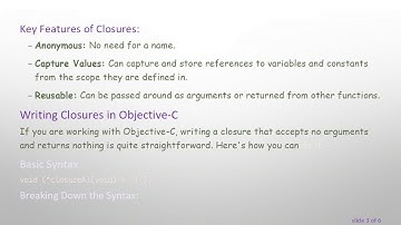 Understanding Closures in Objective-C and Swift: Accepting No Parameters and Returning Nothing