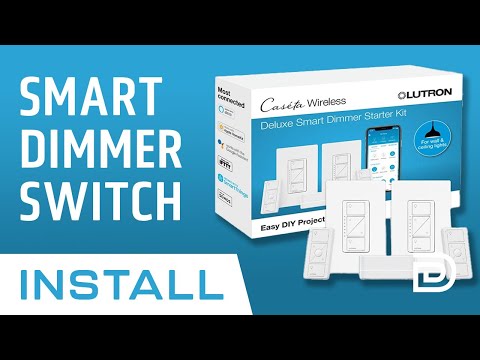 Apple HomeKit Smart Dimmer Switch // Lutron Caseta Wireless Smart Switch Installation