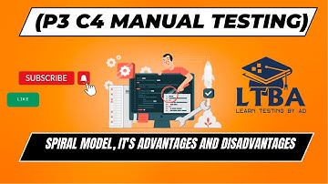 (P3 C4 Manual Testing) Spiral Model in SLDC | Types of Software Development Model | Adv or Dis-Adv.