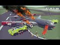 My New Airport Fire Truck Oshkosh Striker 8x8 vs Crash Landings | Besiege