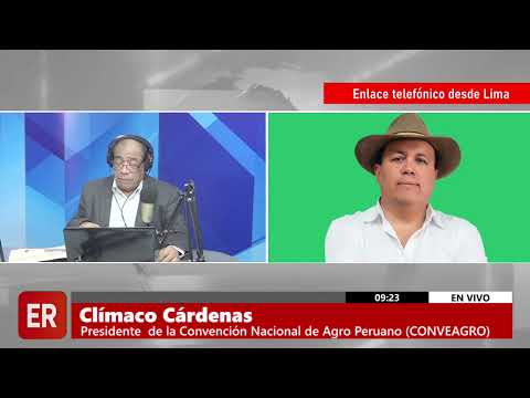 ENTREVISTA A CLÍMACO CÁRDENAS, PRESIDENTE DE LA CONVENCIÓN NACIONAL DE AGRO PERUANO CONVEAGRO
