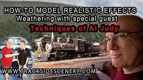 How-to make realistic weathering effects - rust and peeling paint and weathered rolling stock