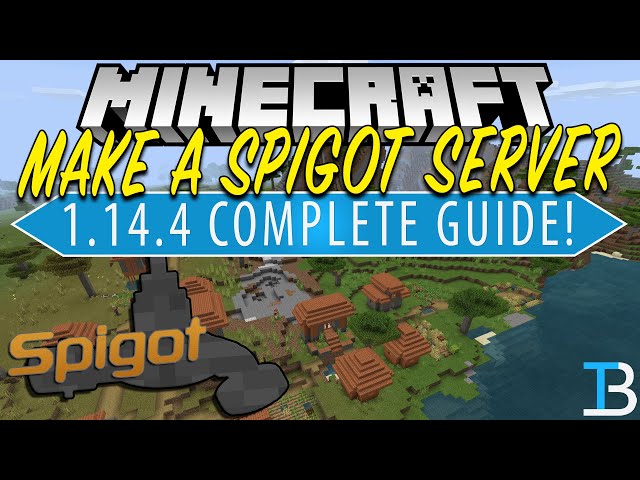 How To Make A Spigot Server in Minecraft 1.14.4 - YouTube