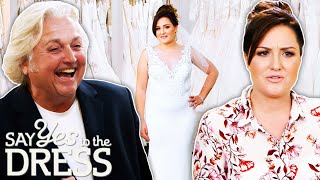 David Emanuel Helps Bride Decide How Much Cleavage She Wants To Show | Say Yes To The Dress UK