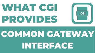 What Common Gateway Interface Provides | CGI Complete Course.