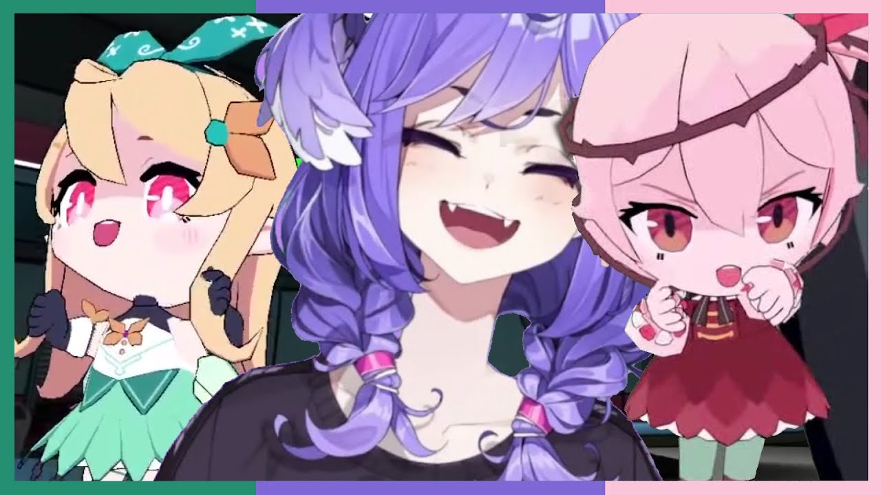 When the Woo girls (Selen, Pomu, and Rosemi) play Among us VR [Nijisanji EN clip]