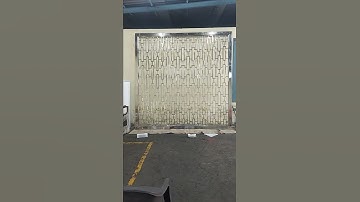 Metal Stainless Steel Room Partition design and manufactured by A&I.